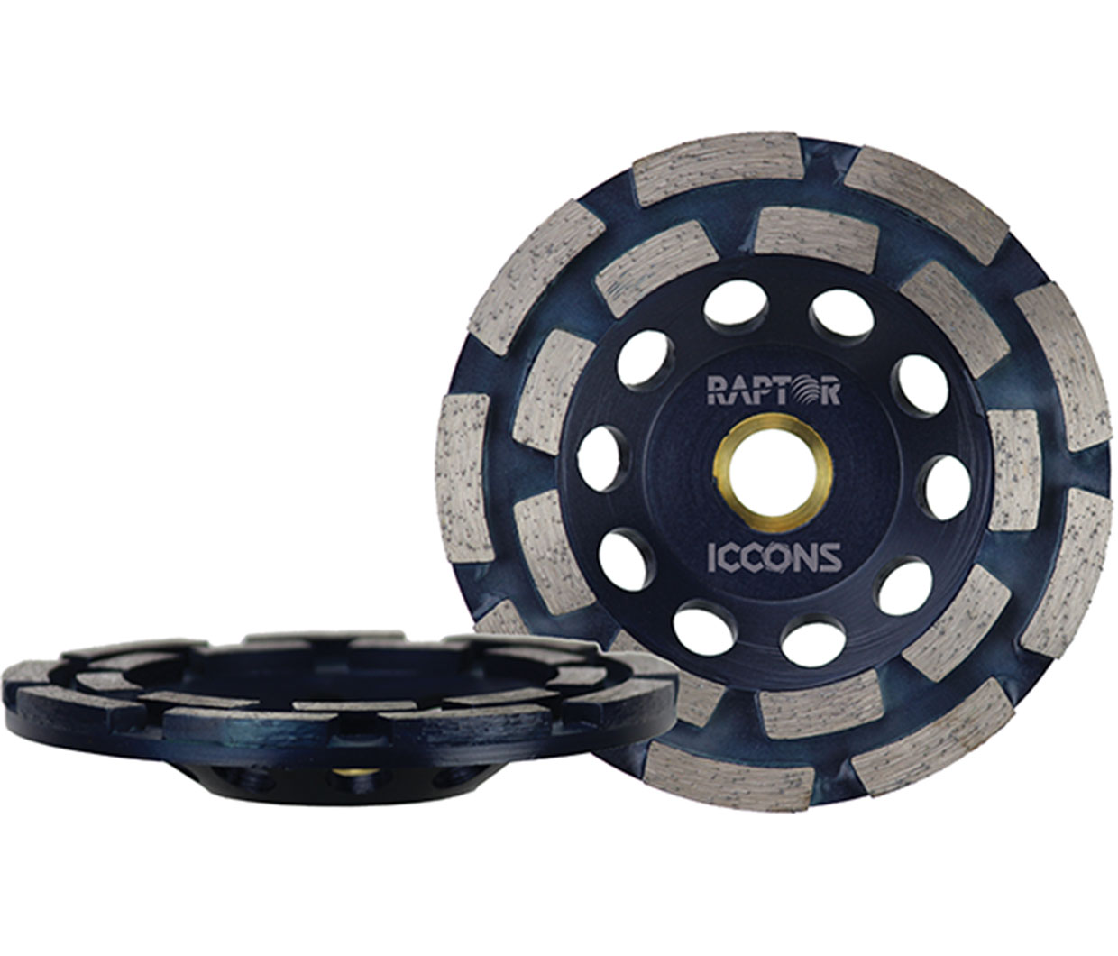 POWERS RIDGEBACK CUP WHEEL 2/ROW 178MM (BLUE)